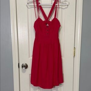 Elegant Pink Women's Dress